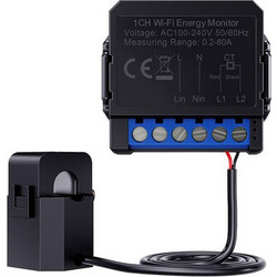 Smart Μετρητής Ενέργειας WiFi 80A 230V WPM16-1 6976037361732 AVATTO
