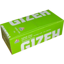 Χαρτάκια GIZEH Super Fine με 50 φύλλα (Συσκευασία των 50)