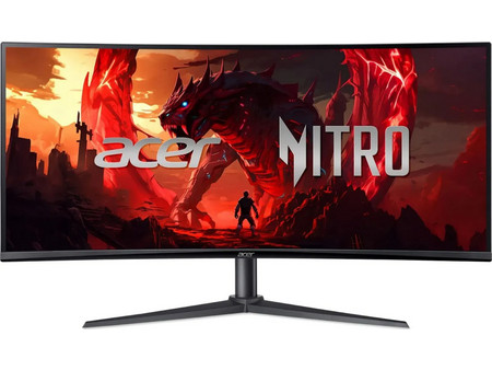 Acer Nitro XZ340CURX0bmiiphx Ultrawide VA HDR Curved Gaming Monitor 34" 3440x1440 (UWQHD 3.4Κ) 240Hz 1ms