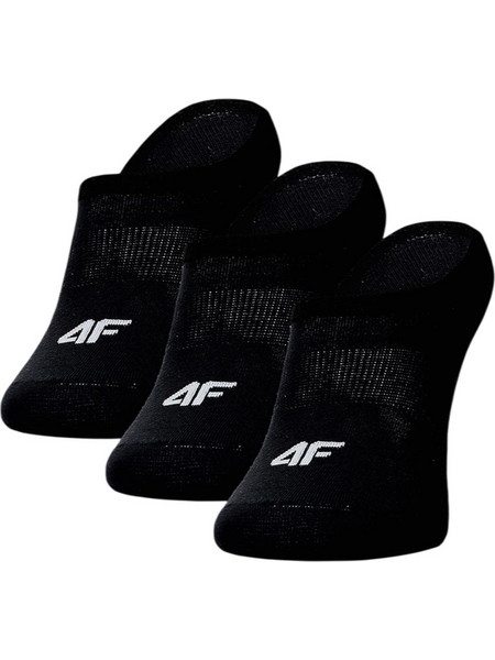 4F Ανδρικές Κάλτσες Μαύρες 3Pack 4FWMM00USOCM732-20S