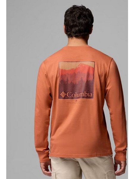 COLUMBIA CSC GRAPHIC LS TEE - ΑΝΔΡΙΚΗ ΜΠΛΟΥΖΑ ΠΟΡΤΟΚΑΛΙ