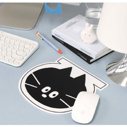 Doodle Mouse Pad - Monotone 02 Fish Bowl