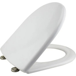 Elvit 0284 Καπάκι Λεκάνης D-Shape από Βακελίτη Λευκό 45.6x37cm 0284-ELVIT