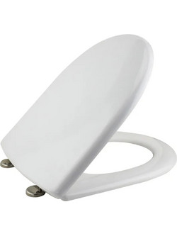 Elvit 0284 Καπάκι Λεκάνης D-Shape από Βακελίτη Λευκό 45.6x37cm 0284-ELVIT