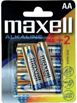 Maxell Alkaline AA 6τμχ