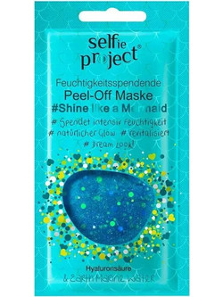 Selfie Project Cleansing Shine Like Mermaid Peel-Off Μάσκα Προσώπου για Λάμψη με Υαλουρονικό 12ml