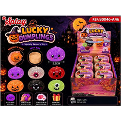 Squishy Lucky Dumpling Halloween assorted stress-relief 8,5cm