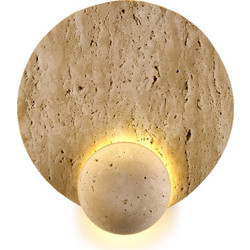 OCN-ΦΩΤΙΣΤΙΚΟ ΕΠΙΤΟΙΧΟ ΚΙΤΡΙΝΗ ΤΡΑΒΕΡΤΙΝΗ LED 4W 3000K 40LM IP20 Φ230mm