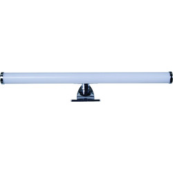 InLight Επιτοίχιο φωτιστικό LED 6W 4000K από πλαστικό σε χρώμιο απόχρωση D:40cm (1045)