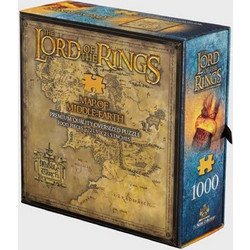 Puzzle The Noble Collection Middle Εarth's Μap The Lord Of The Rings 1000 Κομμάτια