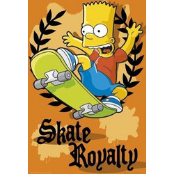 POSTER THE SIMPSONS SKATE ROYALTY (61X91.5CM)