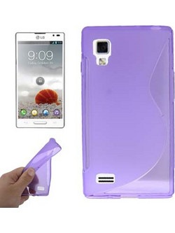 Θήκη TPU S Line για LG P760 Optimus L9 (Μωβ) (OEM)