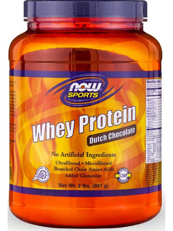 Now Sports Whey Dutch Chocolate Πρωτεΐνη Ορού Γάλακτος Γράμμωσης 907gr