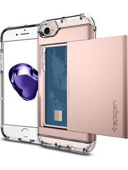 Spigen Crystal Wallet Rosegold (Iphone 7)