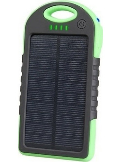 Tracer Mobile Battery Ηλιακό Power Bank 5000mAh Green