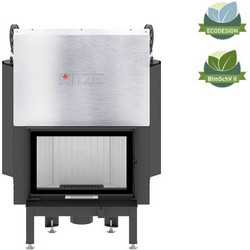 Hitze Albero Ενεργειακό Τζάκι Αερόθερμο Ξύλου Ίσιο 9kW με Συρόμενη Πόρτα