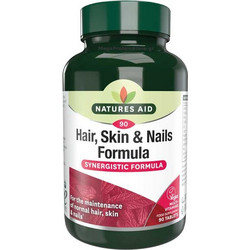 Natures Aid Hair Skin & Nails Formula 90 Ταμπλέτες