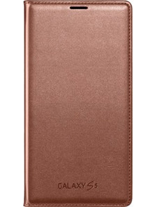 Samsung Wallet Flip Cover Rose Gold (Galaxy S5)
