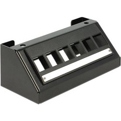Delock Keystone Multimedia Panel 6 Port black (86268)