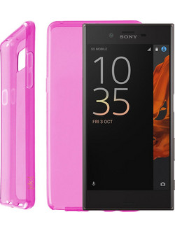 IDOL 1991 AIR SLIM TPU ΘΗΚΗ SONY XPERIA XZ 5.2in ΔΙΑΦΑΝΗ ΡΟΖ IDOL 1991
