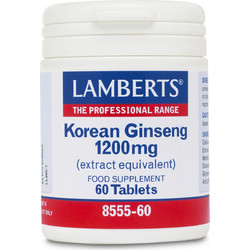 Lamberts Korean Ginseng 1200mg 60 Ταμπλέτες