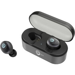 E'NOD Mini Ring Ακουστικά Bluetooth In Ear Ανθεκτικά στο Νερό Black