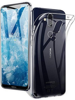 Θήκη Σιλικόνης TPU Nokia 8.1 (Transparent)