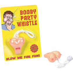 Plastic Boobie Party Whistle