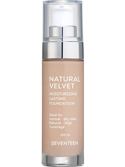 Seventeen Natural Velvet Longlasting Matte 70 Light Camel Liquid Foundation 30ml