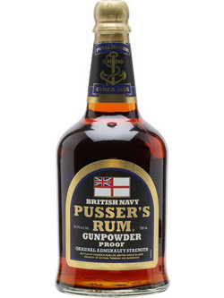 Pusser's Gunpowder Μαύρο Ρούμι 54.5% 700ml