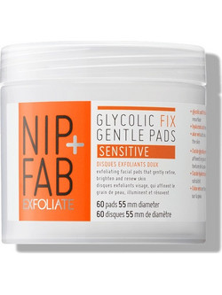 Nip + Fab Glycolic Fix Gentle Pads Sensitive Μανδελικό Peeling Προσώπου 60τμχ