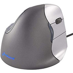 BakkerElkhuizen Evoluent 4 Right Hand Ενσύρματο Ποντίκι Εργονομικό Vertical Black Silver