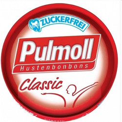 Pulmoll Classic Καραμέλες για Βήχα Ερεθισμένο Λαιμό & Πονόλαιμο Γλυκόριζα 45gr