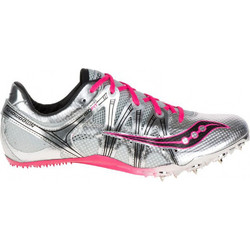 Saucony Showdown Γυναικεία Αθλητικά Παπούτσια Spikes Στίβου Ασημί S19017-4