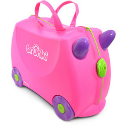 Trunki Trixie Παιδική Βαλίτσα Καμπίνας 31x46x20.5cm με 4 Ρόδες Ροζ