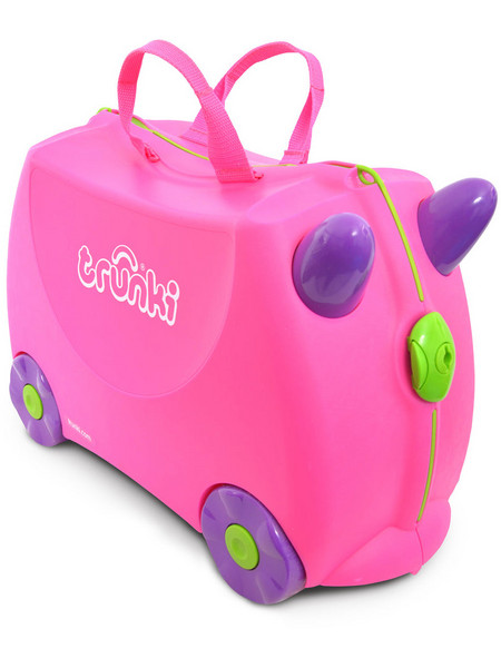 Trunki Trixie Παιδική Βαλίτσα Καμπίνας 31x46x20.5cm με 4 Ρόδες Ροζ