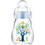 Mam Feel Good Γυάλινο Μπιμπερό με Θηλή Σιλικόνης 0m+ Blue Birds 170ml