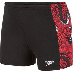 Speedo DragonZen Allover Panel Aquashort Αθλητικό Παιδικό Μαγιό Boxer για Αγόρι Μαύρο 809530-D234