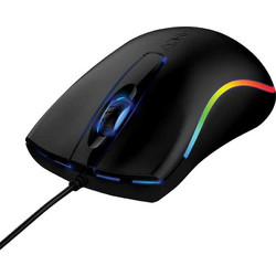 Alcatroz Asic 9 Ενσύρματο Gaming Ποντίκι RGB 1200 DPI Black