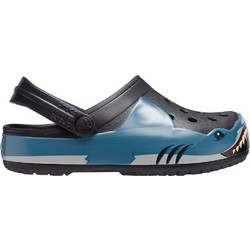 Crocs Funlab Shark Band Clog Παιδικά Παπούτσια Θαλάσσης για Αγόρι Μαύρα 206271-001