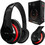 P15 Ασύρματα Bluetooth Ακουστικά Over Ear με Noise Cancelling Μαύρα Κόκκινα