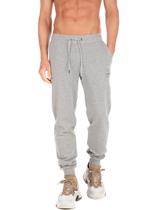 Jack & Jones Ανδρικό Παντελόνι Φόρμας με Λάστιχο Γκρι 12165322