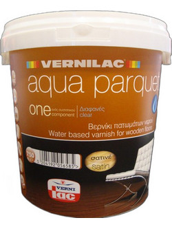 Vernilac Aqua Parquet Βερνίκι Επιφάνειας Νερού Satin 0.75lt