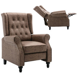 Woodwell Πολυθρόνα Relax Καφέ E7119,1