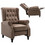 Woodwell Πολυθρόνα Relax Καφέ E7119,1