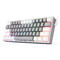 Redragon K617 Fizz Μηχανικό Gaming Πληκτρολόγιο 60% με Custom Red Διακόπτες RGB White Redragon K617 Fizz Μηχανικό Gaming Πληκτρολόγιο 60% με Custom Red Διακόπτες RGB White