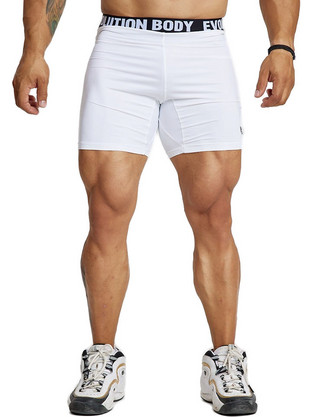Evolution Body Ανδρικό Κολάν Ποδηλατικό Λευκό EVO-FIT 2561