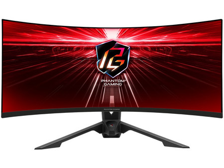 Asrock PG34WQ15R3A Ultrawide VA HDR Curved Gaming Monitor 34" 3440x1440 QHD 165Hz 1ms
