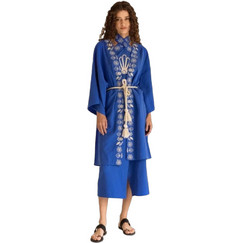 Toi & Moi Γυναικείo Κιμονό Μακρύ Royal Blue 40-0625-123