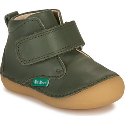 Kickers Sabio Παιδικά Μποτάκια Χακί Δερμάτινα με Σκρατς 584348-10-202